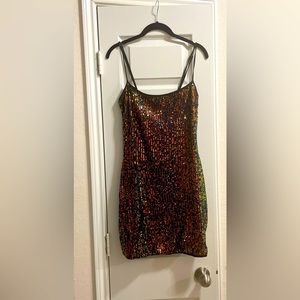 Cocktail sequence dress